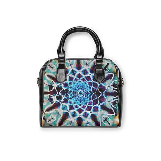 Handbag Purse Stella Blue Mandala Tie-Dye Shoulder Bag